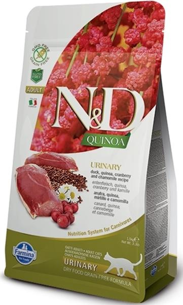 N&D GF Quinoa CAT Urinary Duck & Cranberry 300g