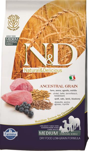 N&D LG DOG Adult M/L Lamb & Blueberry 2,5 kg