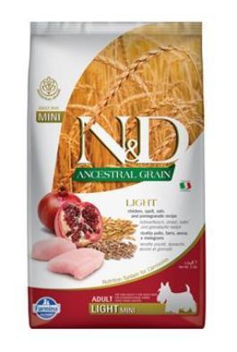 N&D LG DOG Light Mini Chicken & Pomegranate 2,5 kg