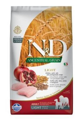 N&D LG DOG Light M/L Chicken&Pomegranate 2,5 kg