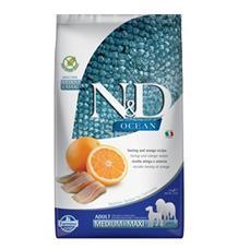 N&D OCEAN DOG Adult M/L Herring & Orange 2,5 kg