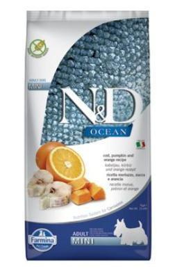 N&D OCEAN DOG Adult Mini Codfish&Pumpkin&Orange 7 kg 