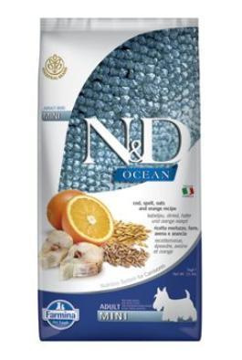 N&D OCEAN DOG LG Adult Mini Codfish & Orange 7 kg 
