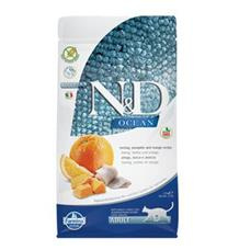 N&D OCEAN CAT GF Adult Herring, Pumpkin & Orange  5 kg 