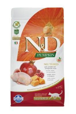 N&D GF Pumpkin CAT NEUTERED Quail & Pomegranate 5 kg 
