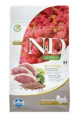 N&D Quinoa DOG Neutered Mini Duck&Broccoli&Asp. 800g 800 g