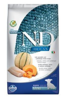 N&D OCEAN DOG Puppy Mini Codfish & Pumpkin & Melon 2,5 kg