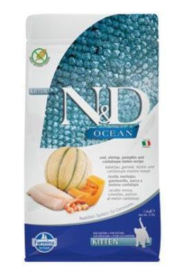N&D OCEAN CAT Kitten Cod & Shrimp & Pumpkin&Melon 1,5 kg