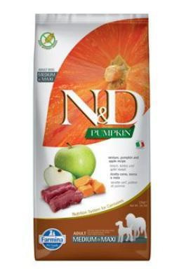 N&D Pumpkin DOG Adult M/L Venison & Apple 12 kg