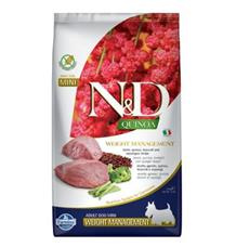 N&D Quinoa DOG Weight Mnmgnt Lamb &Broccoli Mini 2,5 kg