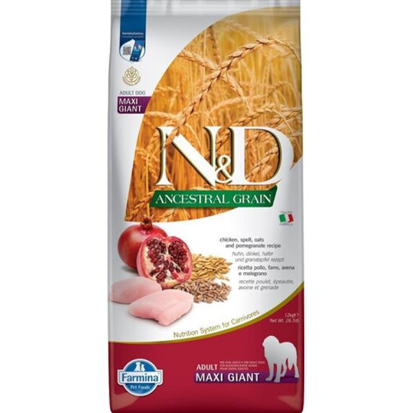 N&D LG DOG Adult Giant Chicken & Pomegranate 12 kg 