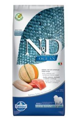 N&D OCEAN DOG Adult Giant Salmon & Cod & Melon 12 kg 