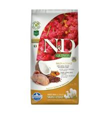 N&D QUINOA Dog GF Skin & Coat, Quail & Coconut Adult Medium & Maxi 7 kg