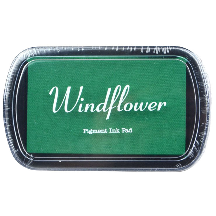 Razítkovací polštářek Windflower světle zelený