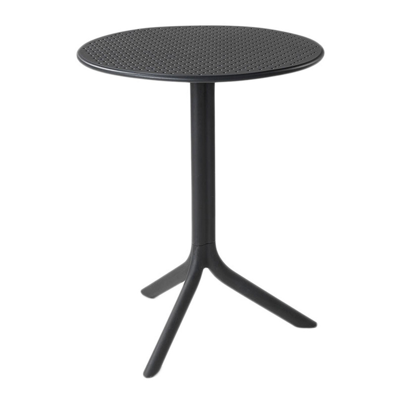 Plastový zahradní stůl Step Antracite 60,5 cm NARDI