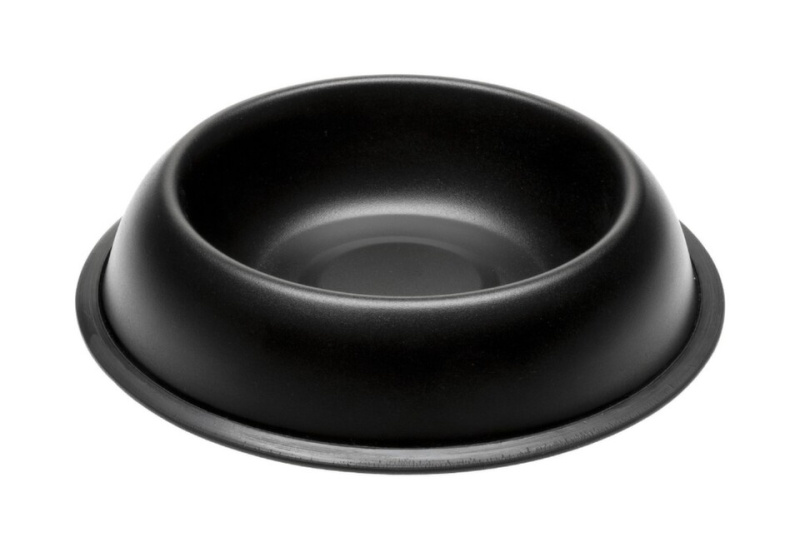 Miska kovová protiskluz MIRA black 500 ml/21 cm