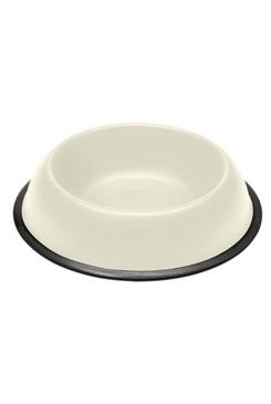 Miska kovová protiskluz MIRA Ivory 900 ml/25,5 cm