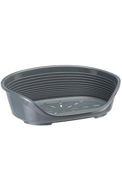 Pelech plast SIESTA DLX tm.šedý FP DLX 6 tm.šedý 70,5x52x23,5cm
