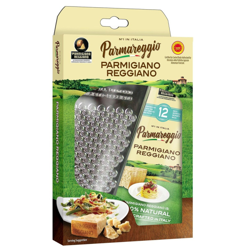 Parmareggio Parmigiano Reggiano 12 měsíců a struhadlo