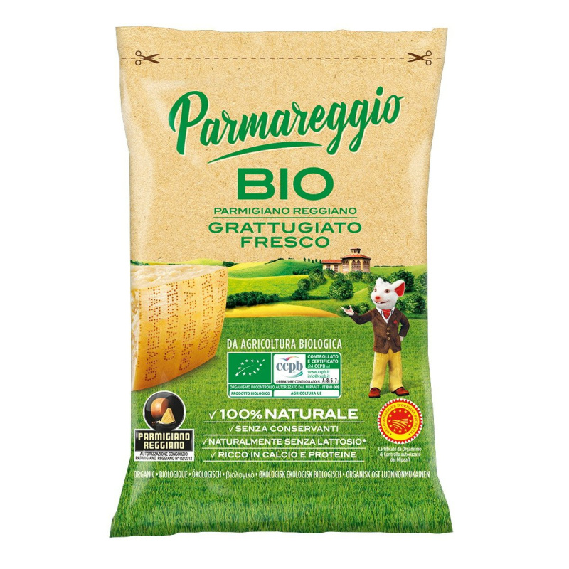 Parmareggio BIO Parmigiano Reggiano DOP parmezán strouhaný