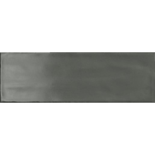 Obklad Ragno Brick glossy anthracite 10x30 cm lesk BGR4JG