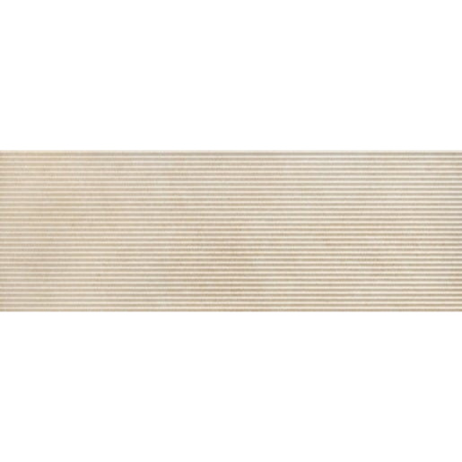 Obklad Ragno Travertino beige 3D cross cut 40x120 cm reliéfní RCUU