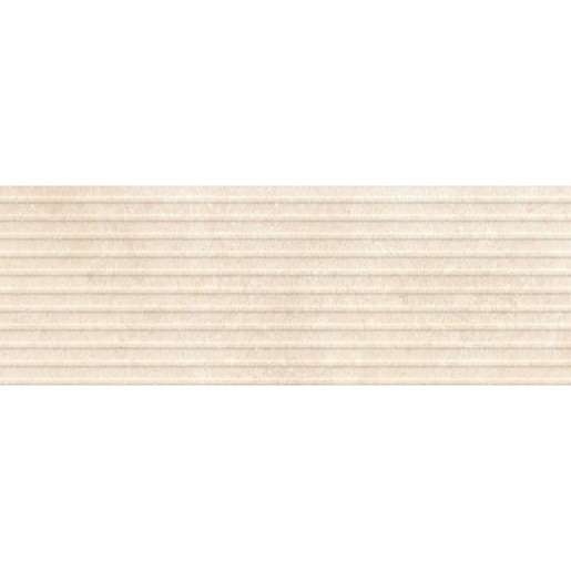Obklad Ragno Travertino beige 3D cross cut 40x120 cm reliéfní RCUQ