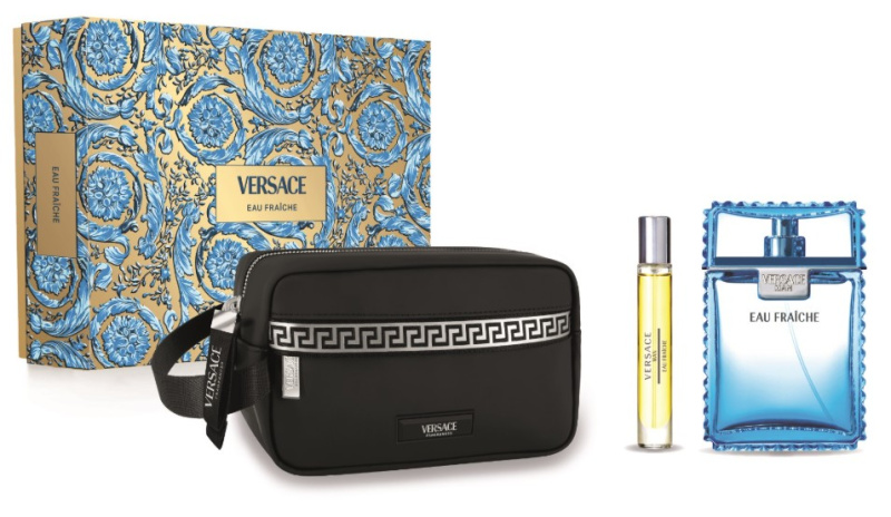 Versace Eau Fraiche Man - EDT 100 ml + EDT 10 ml + kosmetická taštička