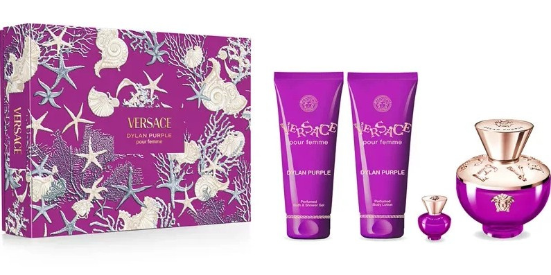 Versace Dylan Purple - EDP 100 ml + tělové mléko 100 ml + sprchový gel 100 ml + EDP 5 ml