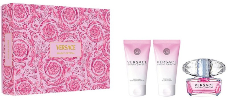 Versace Bright Crystal dárkový set pro ženy 3 ks