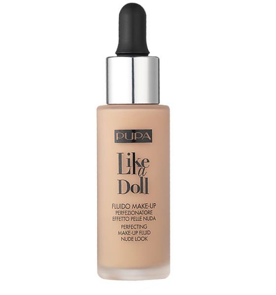 PUPA Milano Like a Doll make-up pro přirozený vzhled SPF 15 odstín 020 - Light Beige 30 ml