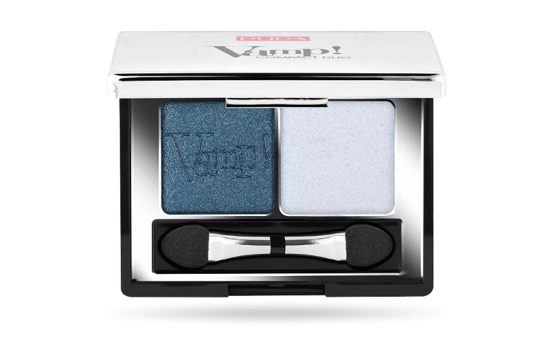 PUPA Milano Oční stíny Vamp! (Compact Duo Eyeshadow) 2,2 g 012 Magnetic Blue