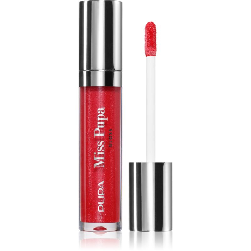PUPA Milano Třpytivý lesk na rty Miss Pupa Gloss (Ultra Shine Gloss Instant Volume Efect) 5 ml 205 Touch of Red