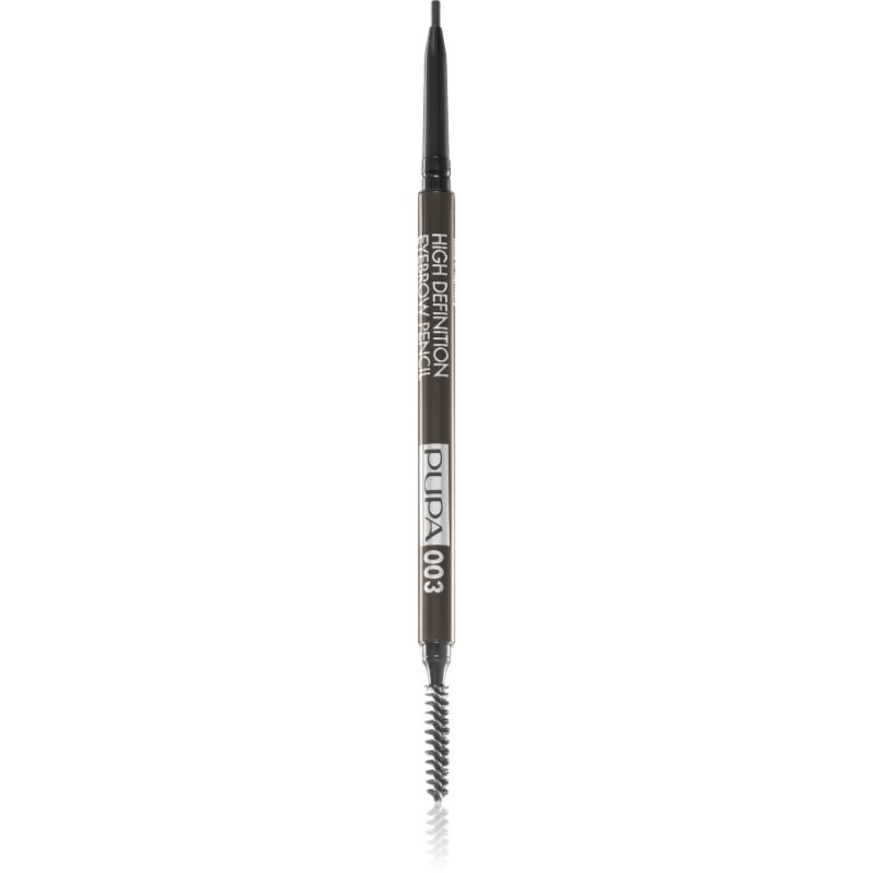 PUPA Milano High Definition automatická tužka na obočí voděodolná odstín 003 Dark Brown 0.09 g