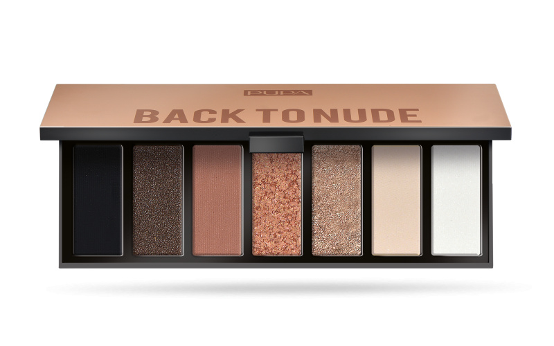 PUPA Milano Paletka očních stínů (Make-up Stories Compact Palette) 13,3 g 001 Back to Nude