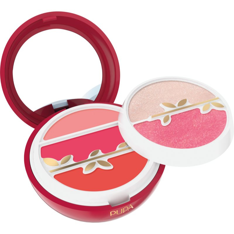 PUPA Milano All You Need Is Owl Owl paletka pro líčení očí a rtů více odstínů RED 1 ks