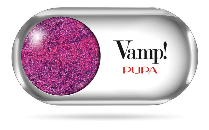PUPA Milano Vysoce pigmentované oční stíny Vamp! (Compact Eyeshadow) 1,5 g 100 Irreverent Fuchsia - Metallic