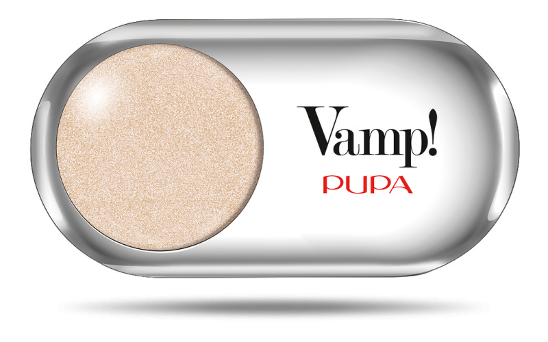 PUPA Milano Vysoce pigmentované oční stíny Vamp! (Compact Eyeshadow) 1,5 g 206 Sparkling Gold - Top Coat