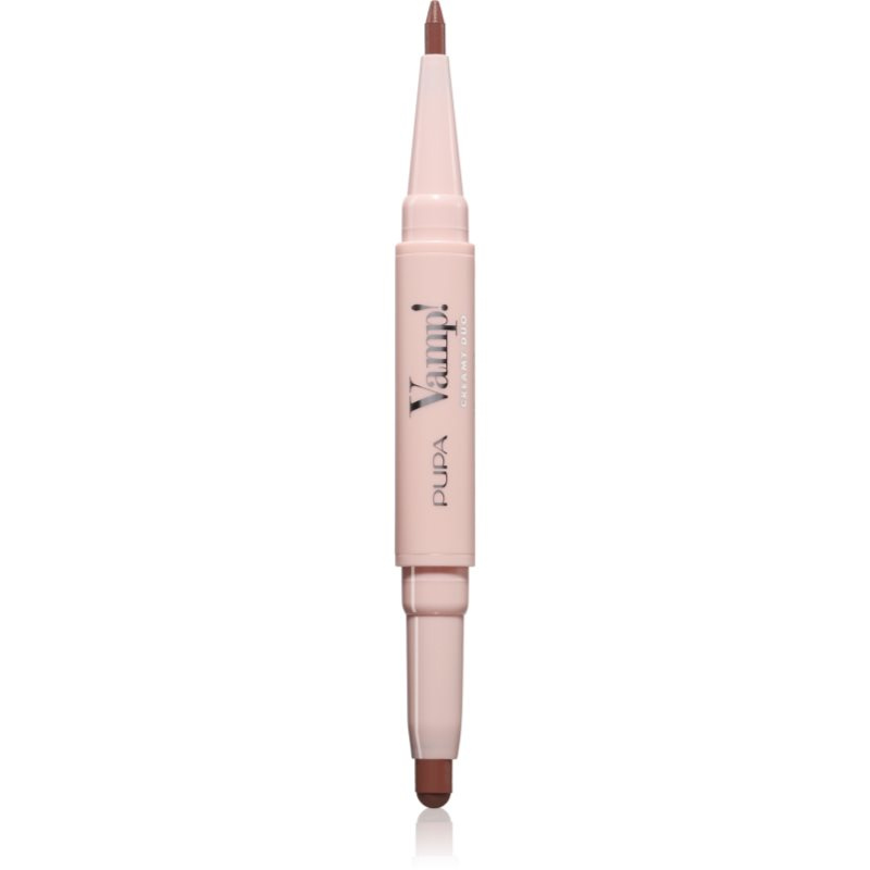 PUPA Milano Konturovací tužka na rty & rtěnka Vamp! (Creamy Duo) 0,2 g + 0,8 g 002 Medium Nude
