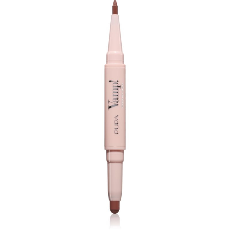 PUPA Milano Konturovací tužka na rty & rtěnka Vamp! (Creamy Duo) 0,2 g + 0,8 g 005 Deep Nude