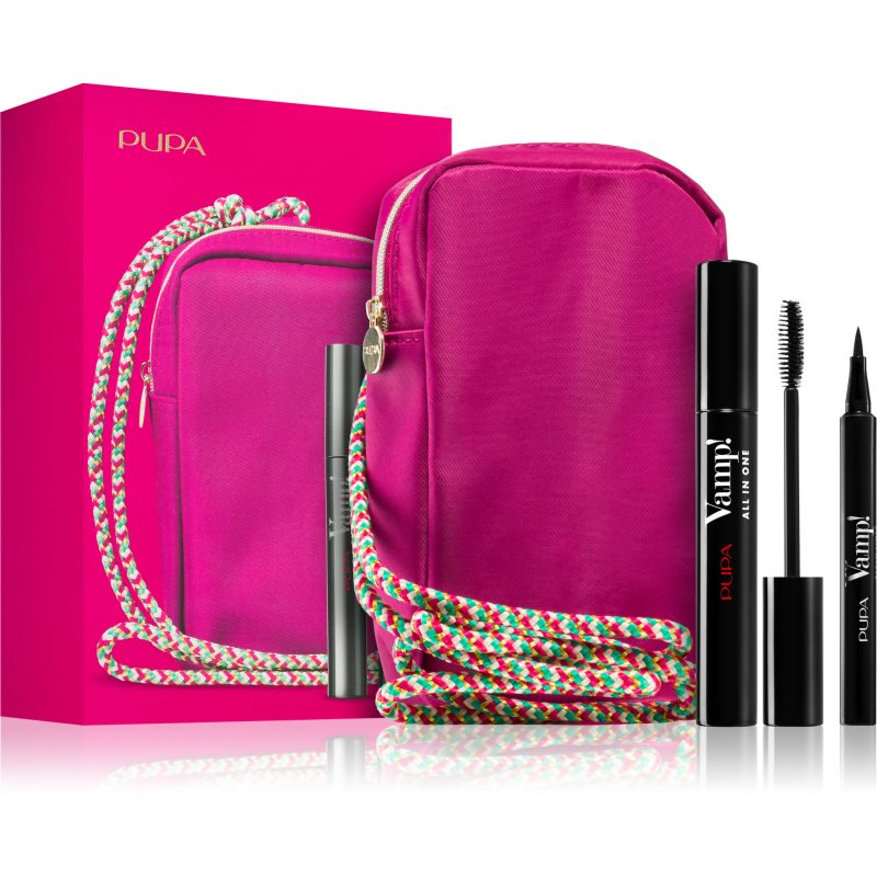 PUPA Milano Vamp! All In One dárková sada na oči 101 Black
