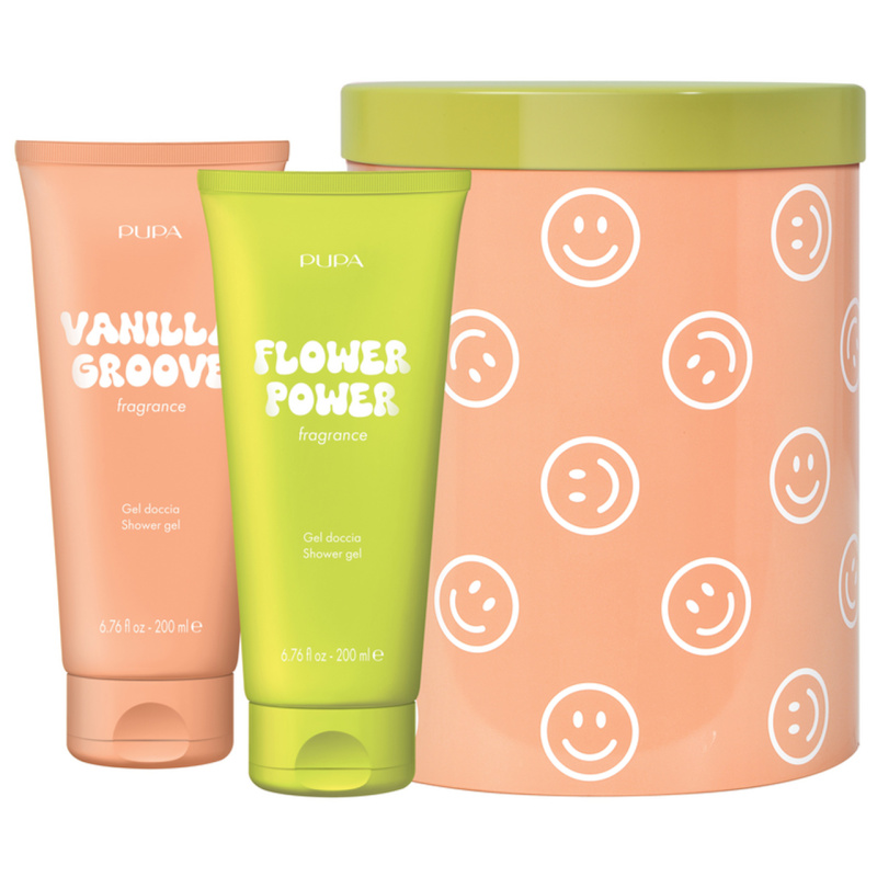 PUPA Milano Dárková sada Vanilla Groove & Flower Power Happy Box Kit 3
