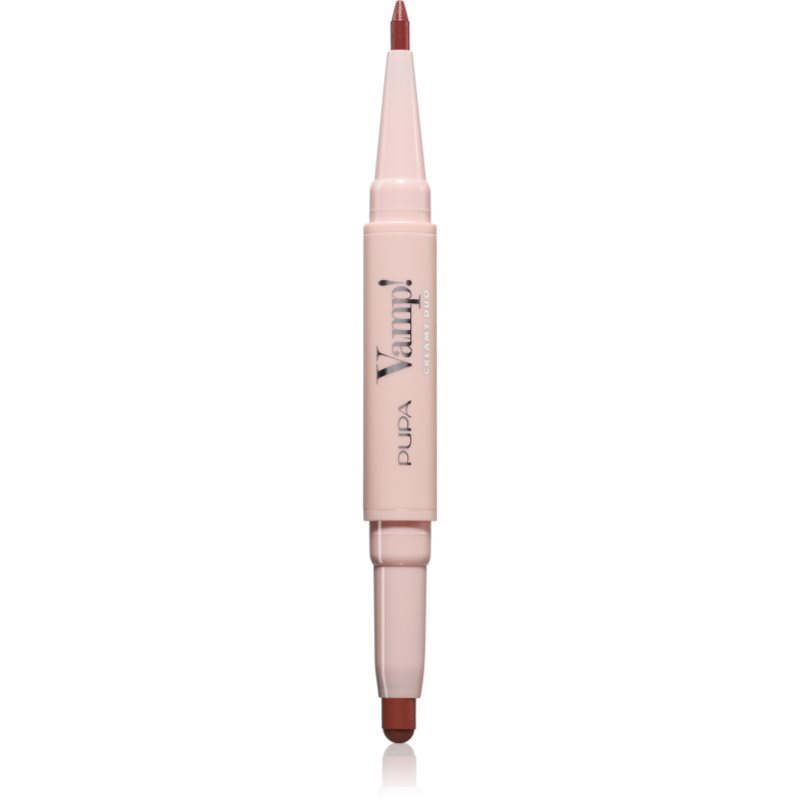 PUPA Milano Konturovací tužka na rty & rtěnka Vamp! (Creamy Duo) 0,2 g + 0,8 g 016 Warm Rose