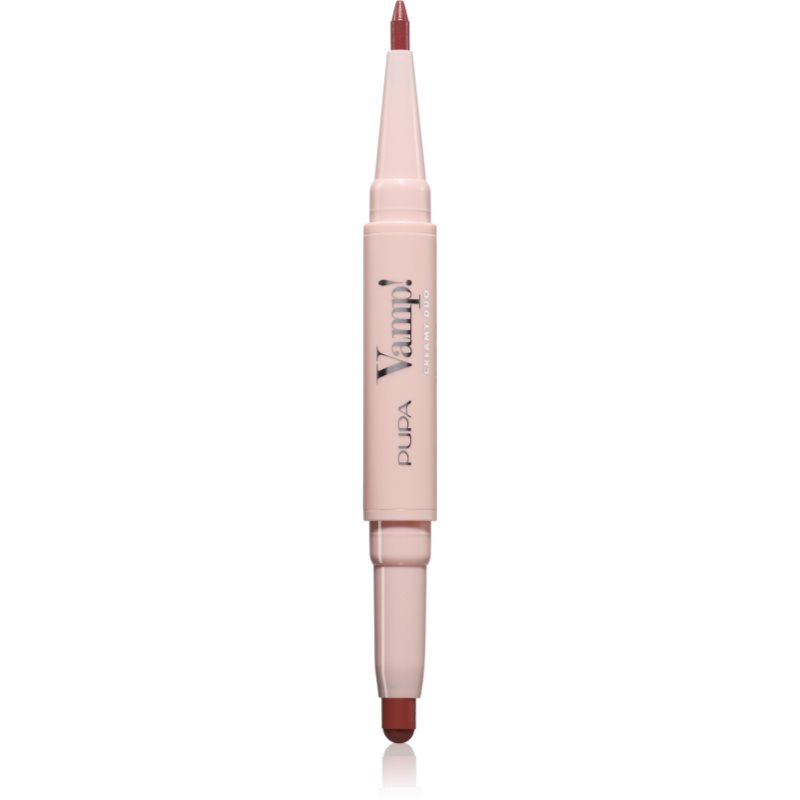 PUPA Milano Konturovací tužka na rty & rtěnka Vamp! (Creamy Duo) 0,2 g + 0,8 g 017 Timeless Rose