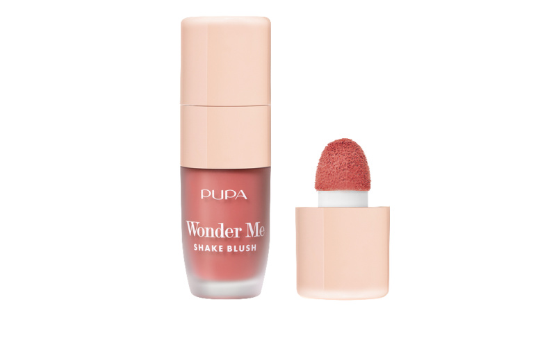 PUPA Milano Wonder Me Shake Blush krémová tvářenka pro rozjasnění pleti odstín 002 5.5 ml