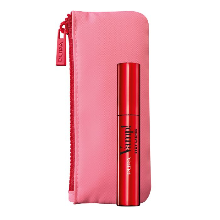 PUPA Milano Objemová řasenka s taštičkou Vamp! Sexy Lashes (Mascara) 12 ml