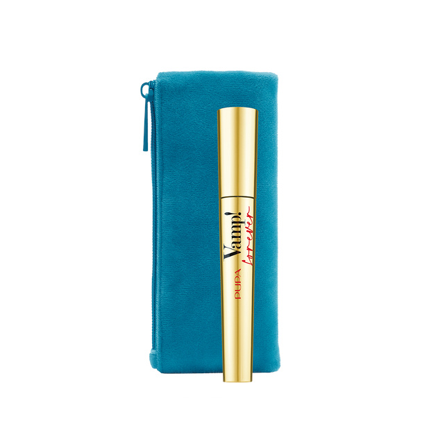 PUPA Milano Objemová řasenka s taštičkou Vamp! Forever (Mascara) 9 ml