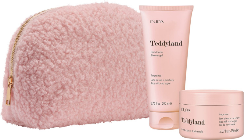 PUPA Milano Dárková sada Rice Milk and Sugar Teddyland Kit 2