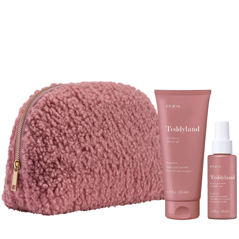 PUPA Milano Dárková sada Pink Milk and Cinnamon Teddyland
