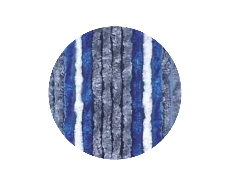 ARISO Fleecový závěs 56 x 205 cm, pro obytný vůz - různé barevné provedení Barva: Šedý / modrý / bílý